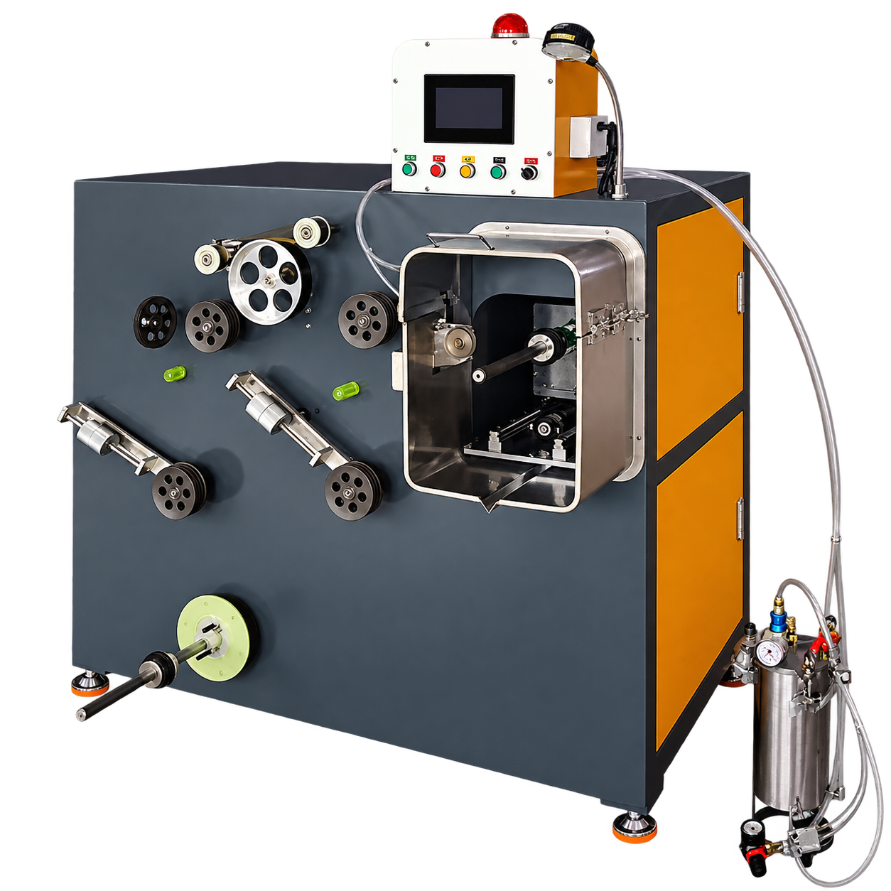 Automated fiber optic winding machine
